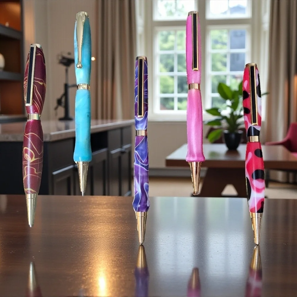 Hand-turned Acrylic & Wooden Pens $35 Each